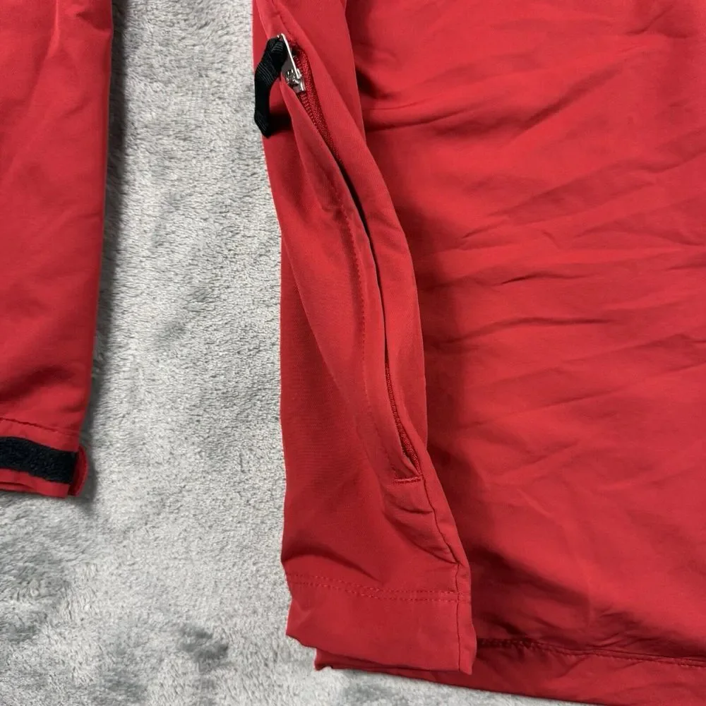 Nike Golf‎ Windbreaker Jacket Lightweight Mens Size Large Red Full Zip Mock Neck
